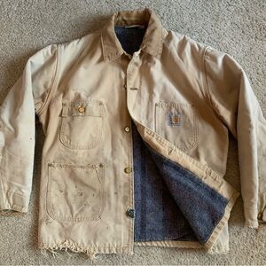 Vintage Thrashed 100 Year Carhartt Coat